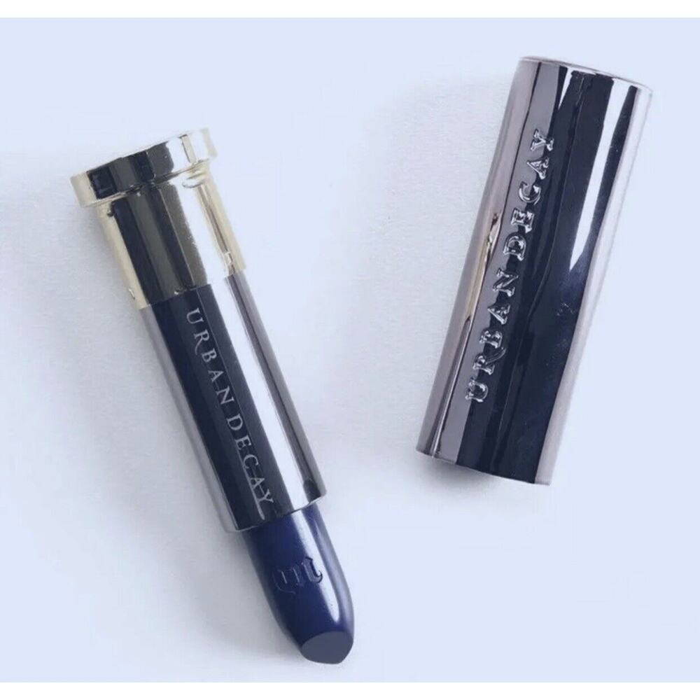 URBAN DECAY Vice Lipstick HEROINE Comfort Matte Navy Blue Full Size New